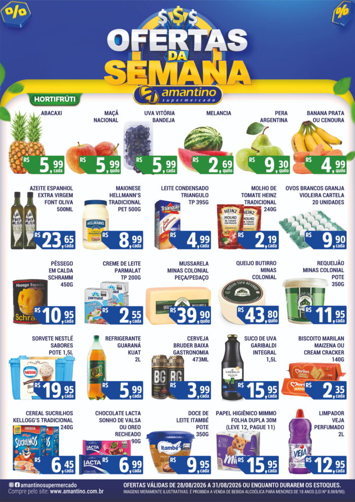 Ofertas da Semana (28/08 a 31/08)