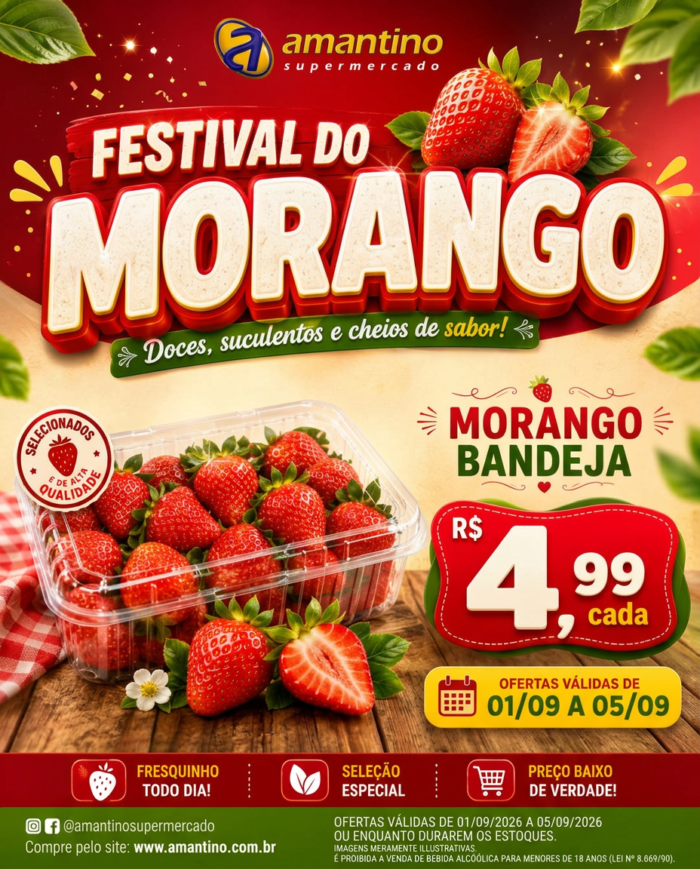 Festival do Morango (01/09 a 05/09)
